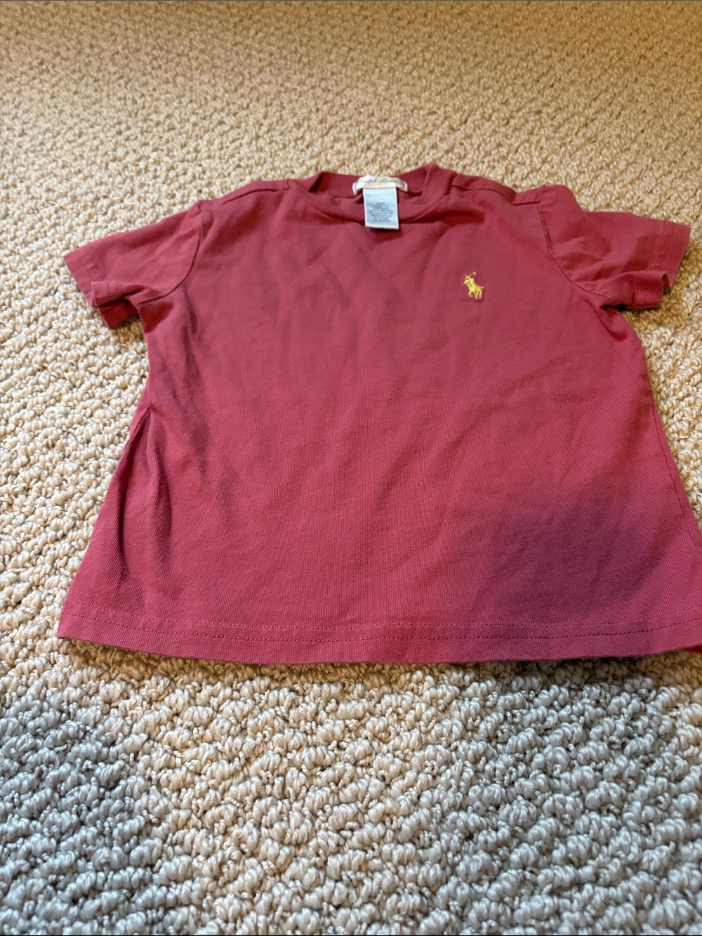 Ralph Lauren Kids Short Sleeve Polo Tee - 12 M